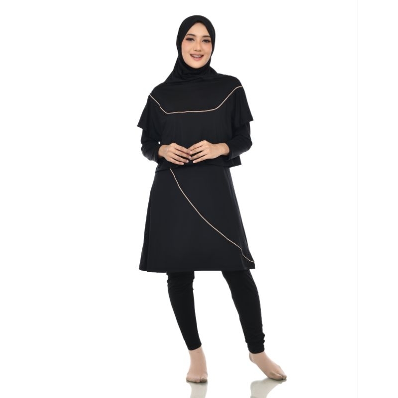 Baju Renang Muslimah dewasa baju renang perempuan/wanita pakaian renang jumbo hijab bolero baju rena