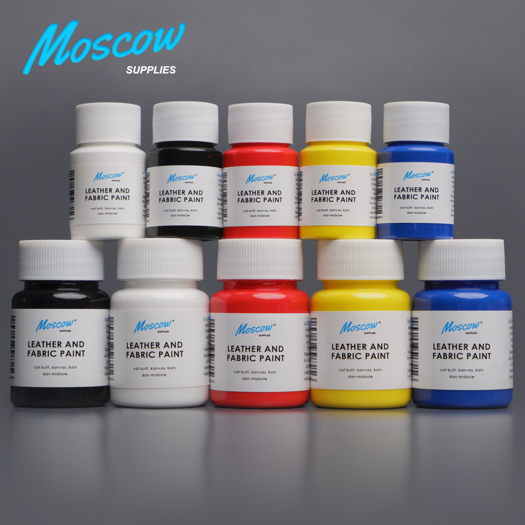 

Paket 5 Warna Dasar cat Moscow Leather and Fabric