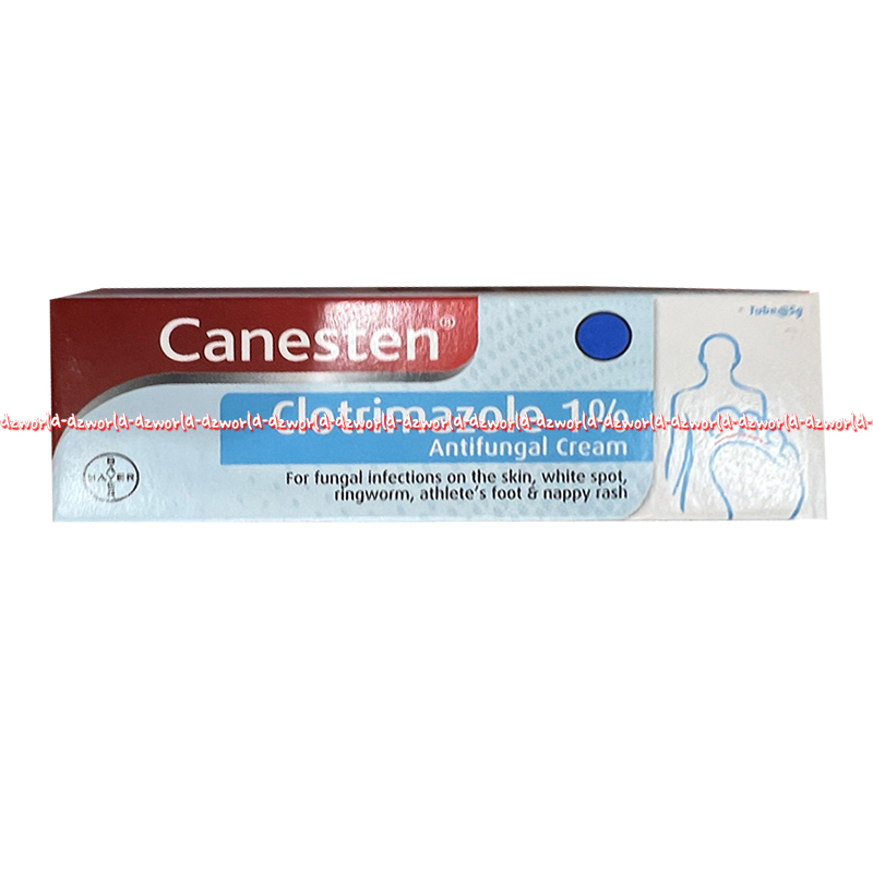 Canesten 10gr Clotrimazole 1% Antifungal Cream Salep Gatal Cream Panu Jamur Krim