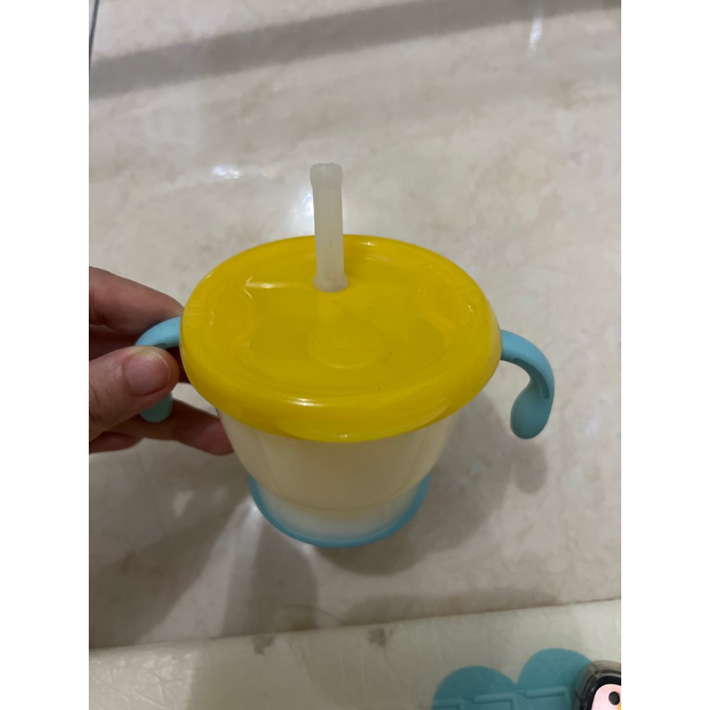 preloved richell straw mug