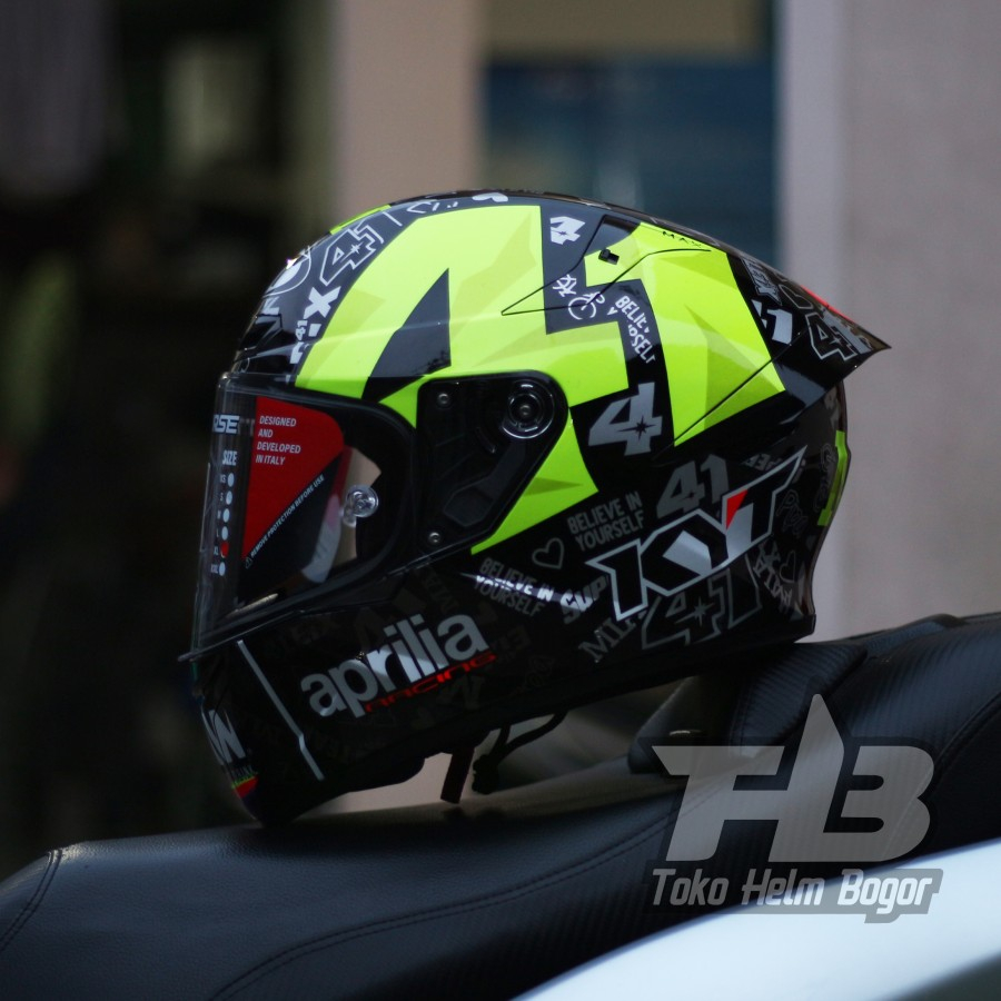 HELM KYT TT Course Espargaro 2021 BLACK repaint HELM FULL FACE