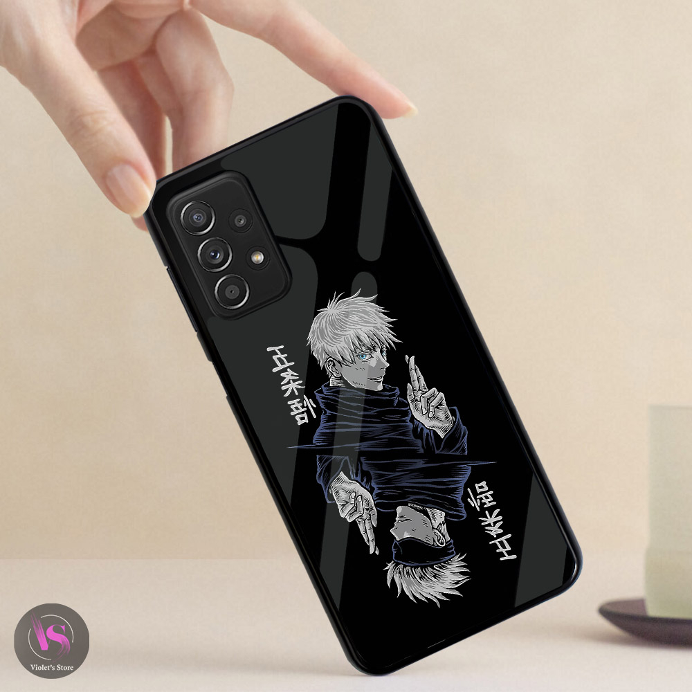 Case Kilau Samsung A51 A52 A52S A71 A72  |VN22| Case Glossy Pic HD | Kesing Silikon Premium Jujutsu 