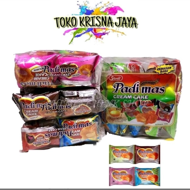 

PADIMAS CREAM CAKE BANYAK RASA 1 PACK ISI 10 PCS X 10GR