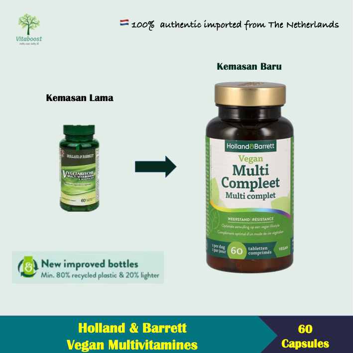 Holland & Barrett Vegetarian Multivitamin & Mineral (60 Tablet) | VEGAN