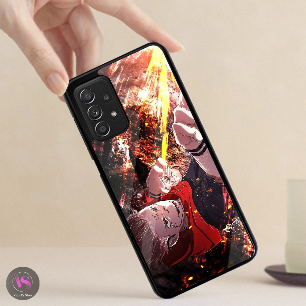 Case Kilau Samsung A51 A52 A52S A71 A72  |VN22| Case Glossy Pic HD | Kesing Silikon Premium Jujutsu 