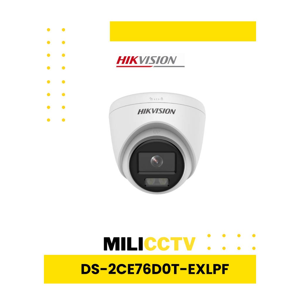 KAMERA ANALOG 2MP INDOOR HIKVISION DS-2CE76D0T-EXLPF