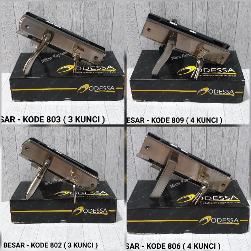 GAGANG PINTU / HANDLE PINTU LOCK STAINLESS STEEL ODESSA