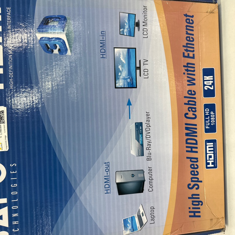 HDMI BAFO HIGH SPEED HDMI CABLE ETHERNET