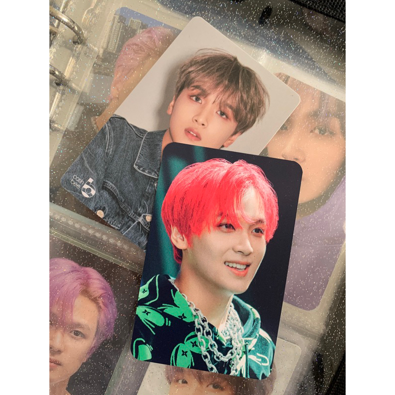 photocard haechan cashbee we boom. haechan luggage sticker 2baddies