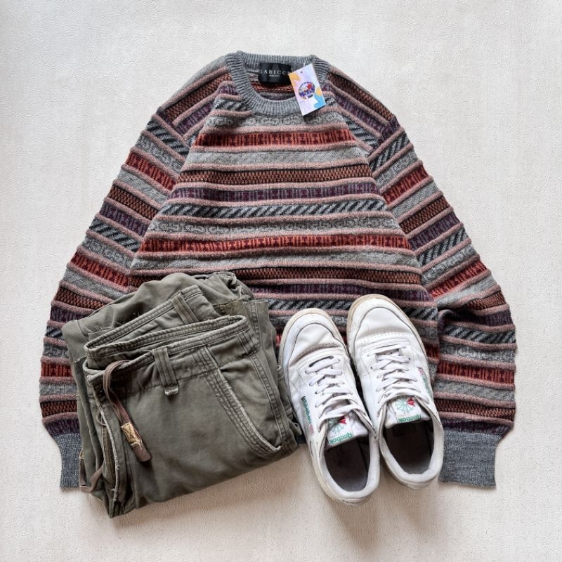 Vintage GABICCI Knit Italiano 3D Pattern