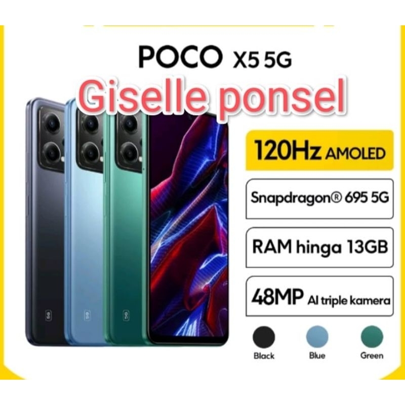 Xiaomi poco x5 pro 5g 6/128 GB Garansi Resmi xiaomi