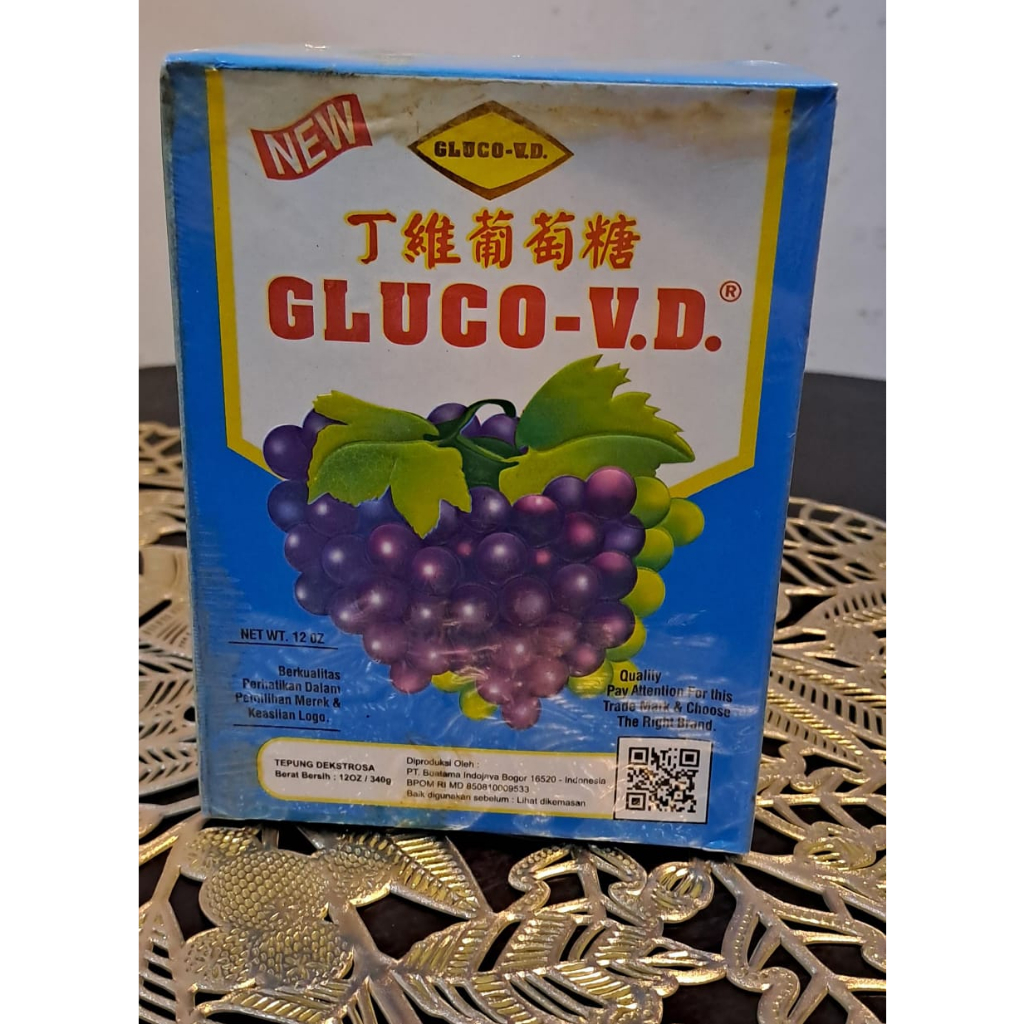 

Gluco VD / Gula Anggur/ Tepung Dekstrosa 340Gr