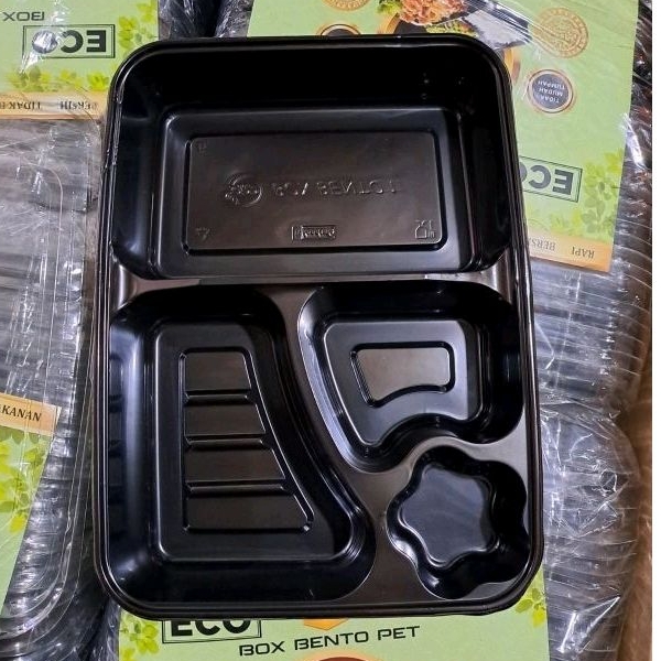 Mika Bento sekat 4 + tutup / Tempat nasi sekat 4