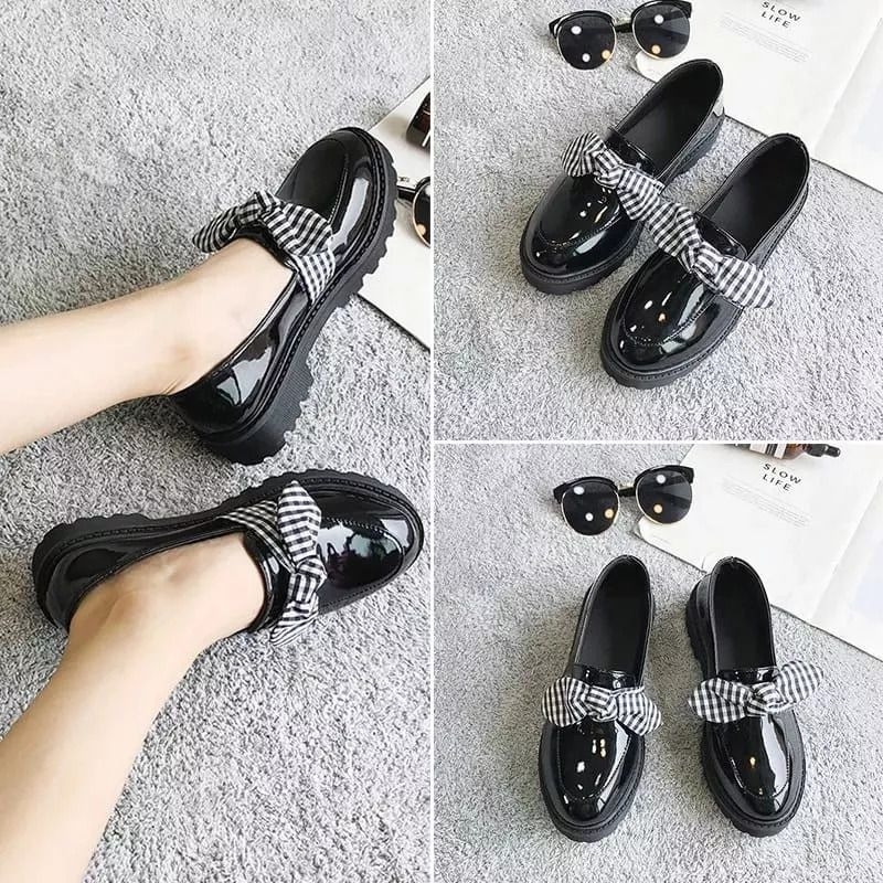 elm.co [ COD ] Sepatu docmart wanita / sepatu loafers wanita / sepatu fashion wanita kode : elm04