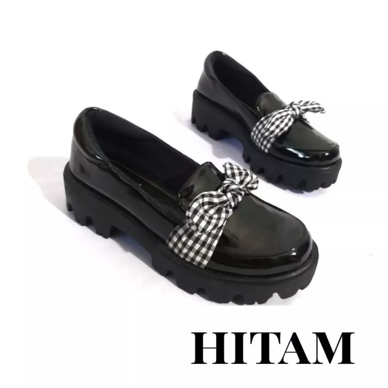 elm.co [ COD ] Sepatu docmart wanita / sepatu loafers wanita / sepatu fashion wanita kode : elm04