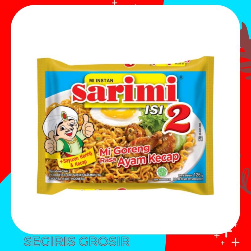 

Sarimi mie instan Isi 2 Ayam Kecap