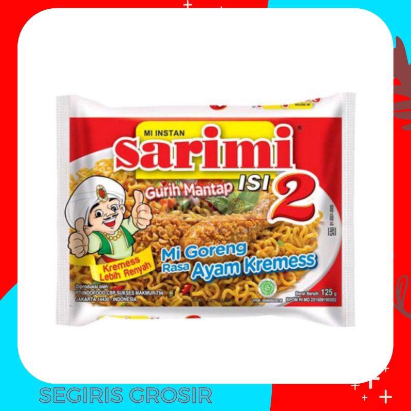 

Sarimi Isi 2 Mi Goreng Ayam Kremes