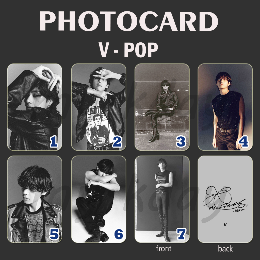 PC-1364, Unofficial Photocard V BTS POP 2 sisi