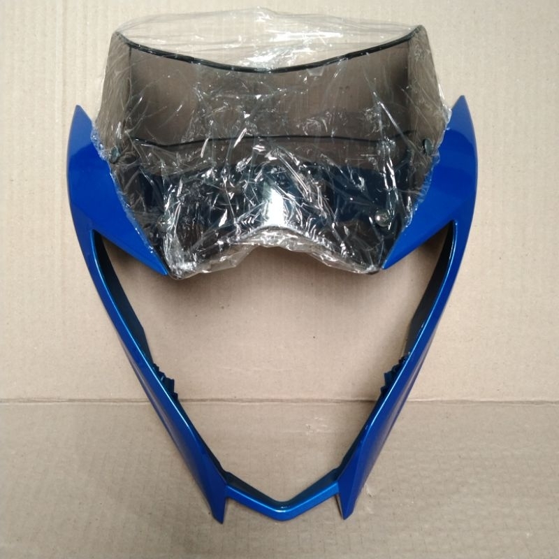 batok kepala lampu Suzuki satria Fu facelift 2014 warna biru non original