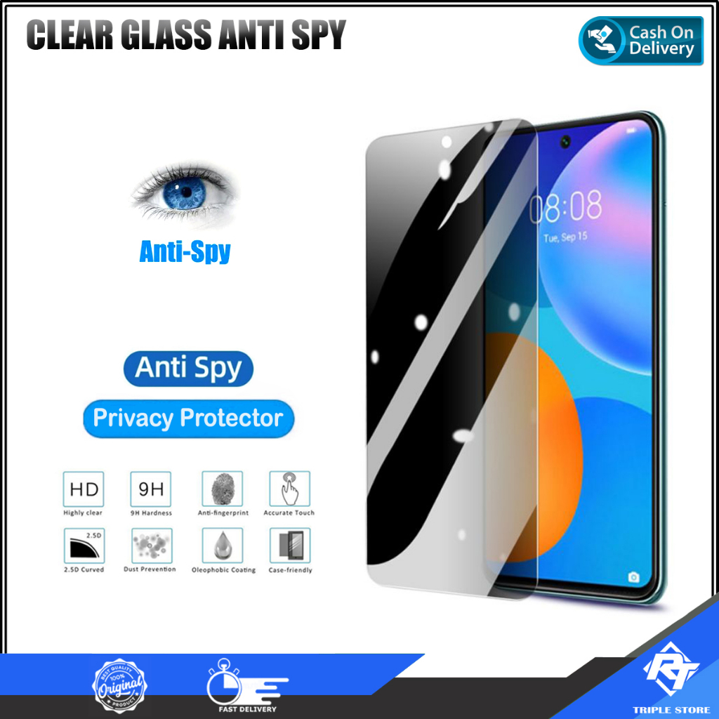 Tempered Glass Anti Spy Clear Tanpa List Xiaomi Redmi A5 4G Redmi A3 2024 A2 2023 A1 Xiaomi 13T Pro 