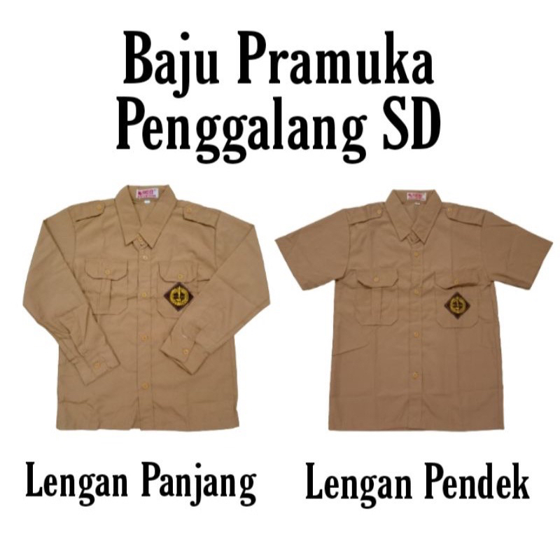 Seragam sekolah SD Pramuka Penggalang || Pramuka penggalang
