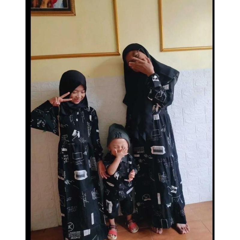 Gamis Anak / Dress Anak / Bahan Rayon Viscose Premium / Baju Anak Motif