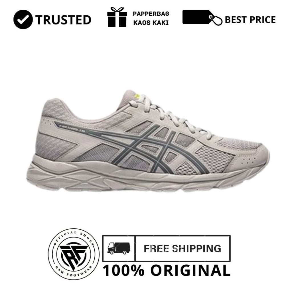 [RF] Sneakers Asics Gel Contend 4 Grey Blue Original BNIB [BISA COD]