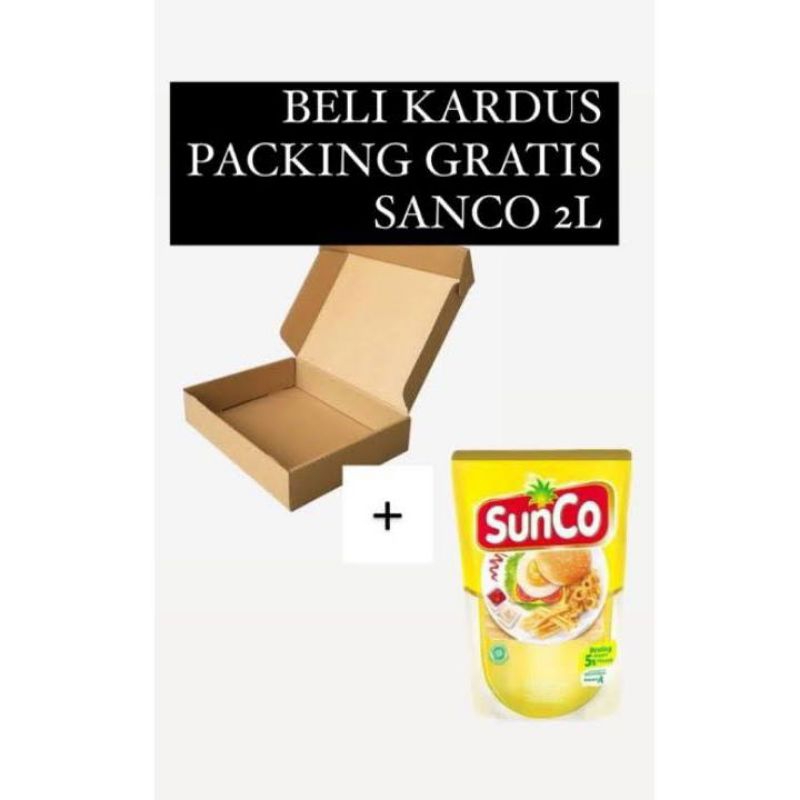 

Packing kardus dengan minyak Sunc0 2L