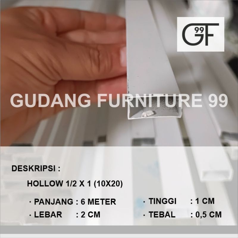 hollow kotak 1/2x1 || hollow 10x20 || hollow stoper pintu aluminium || hollow manisan pintu aluminiu