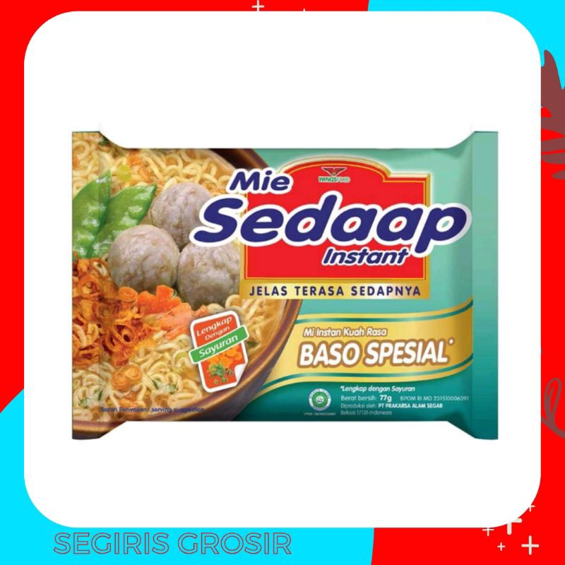 

Sedaap Mie Intant Rasa Baso Spesial 77gr