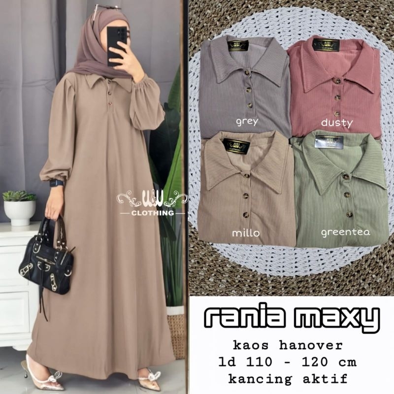 dress wanita rania maxy by W&W clothing