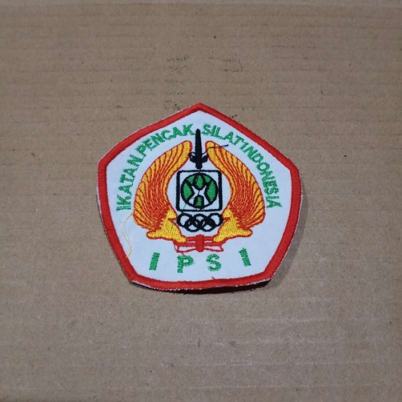 Bet Dada Bordir Silat IPSI  IPSI PUTIH  Badge IPSI pencak silat indonesia