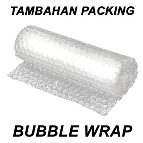 

BUBBLE WRAP EXTRA PACKING / PACKING TAMBAHAN ANTI PECAH