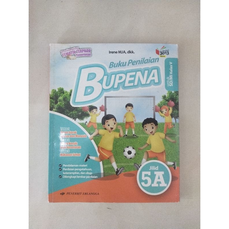 Buku bekas original Bupena untuk SD/MI kelas 5 jilid 5A revisi by erlangga