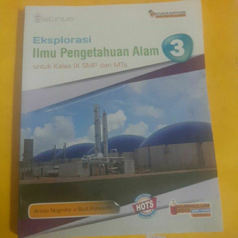 BUKU EKSPLORASI IPA KELAS IX 9 3 SMP PLATINUM