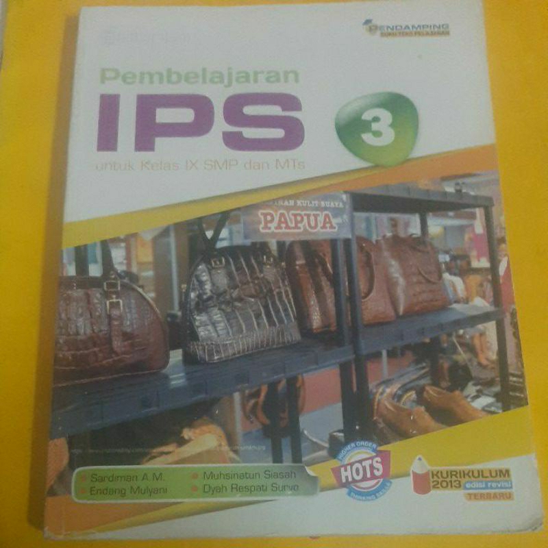 BUKU PEMBELAJARAN IPS KELAS IX 9 3 SMP PLATINUM
