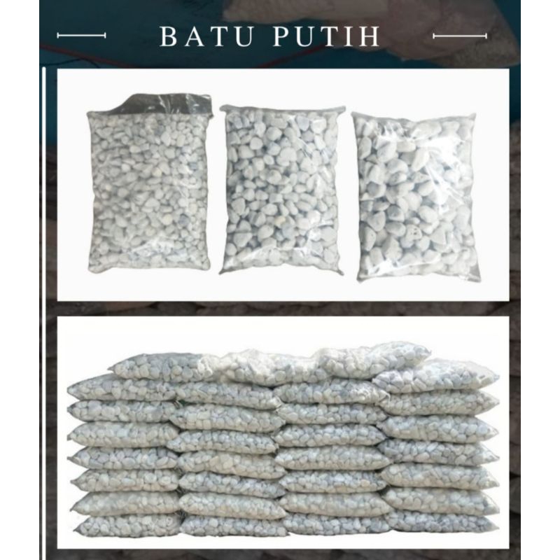 Batu Kerikil Putih Langkat/Bungkus