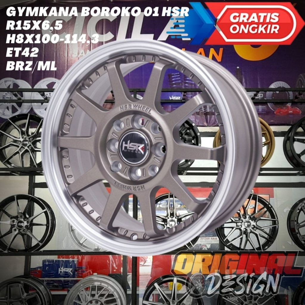 Velg Mobil Grand Avega , Getz , Matrix , Verna , HSR GYMKANA Ring 15 R15