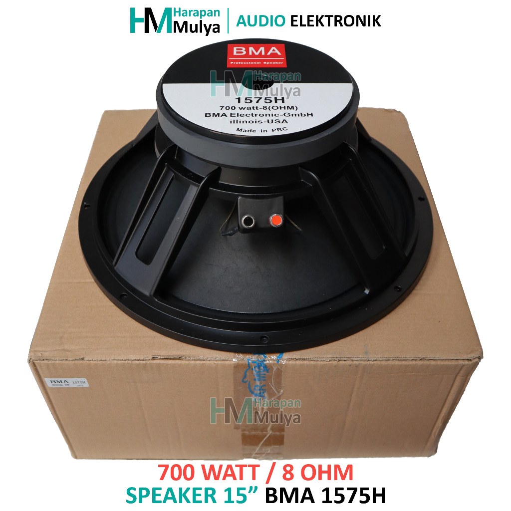 BMA 1575H Speaker Component 15" / Spiker Komponen 15 inch 1575 H