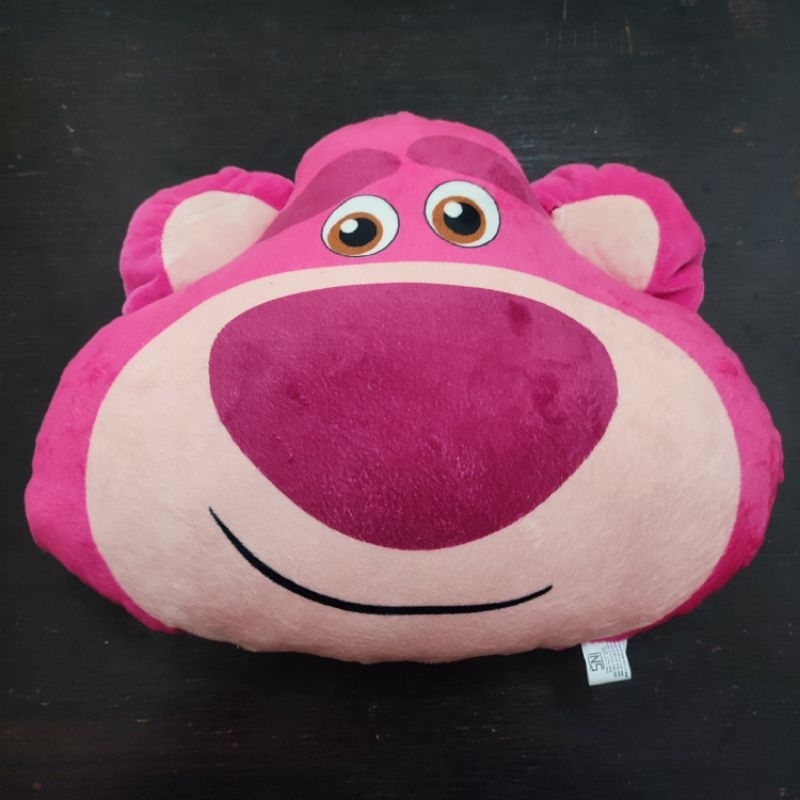 Boneka Bantal karakter Lotso Ukuran 40cm bahan plush halus dan lembut