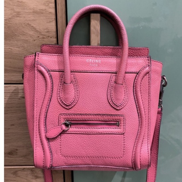 Preloved Tas celine Pink kulit asli , Sling celine pink