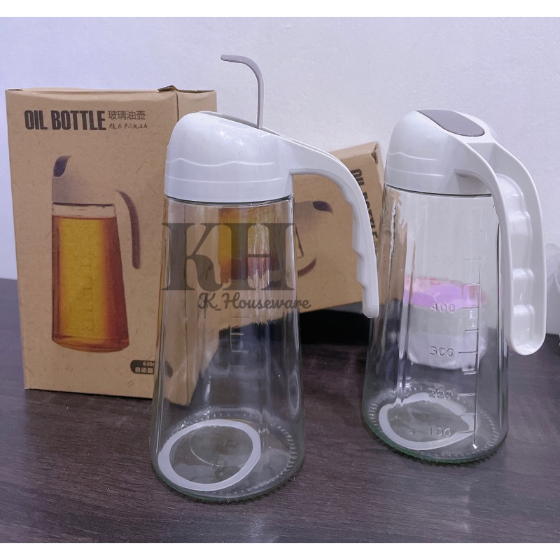 BOTOL KACA MINYAK BOTOL 630ML/OIL POT MINYAK
