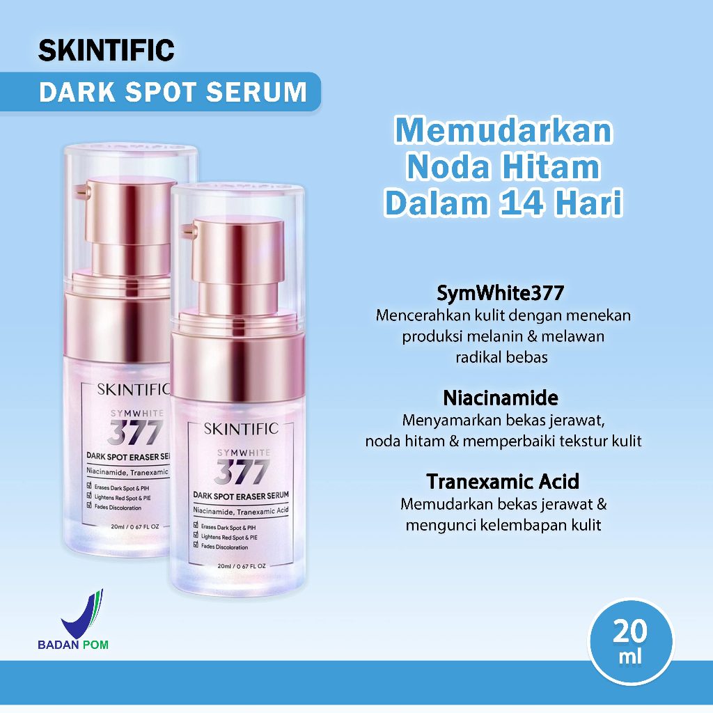 SKINTIFIC SymWhite 377 Dark Spot Serum Penghilang Flek Hitam