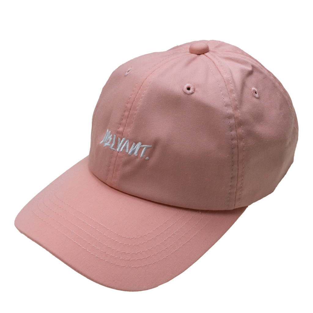 Melvant - MDH Diaz Pink Dusty Green Dad Hat | Polo Cap Pria / Topi Katun Twill