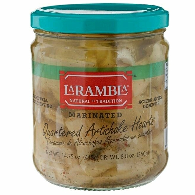 

LA RAMBLA Marinated Quartered Artichokes Hearts 415g