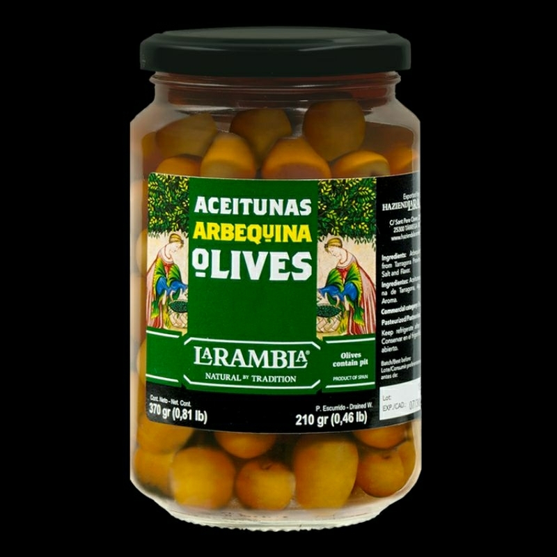 

LA RAMBLA Aceitunas Arbequina Olives 370g