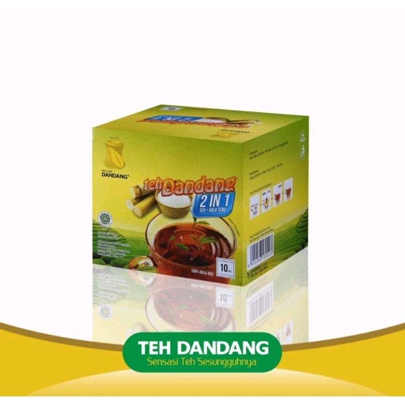 

TEH DANDANG 2 IN 1 - TEH GULA TEBU 1 BOX 10 PCS