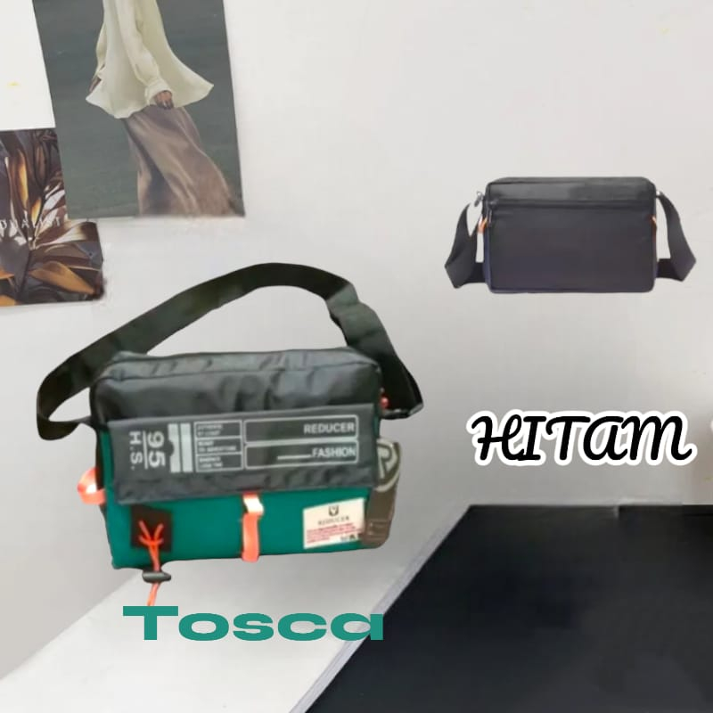 Tas Selempang Pria travel  Pouch Style Korea Tas Pinggang  Tas Waistbag Tas Bahu Tas Slimebag Pria T