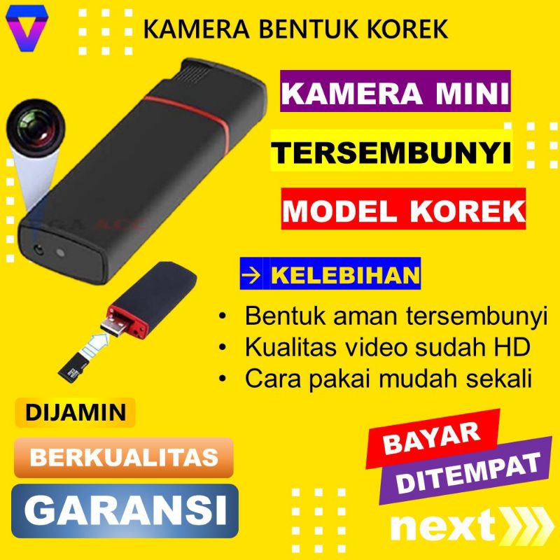 CCTV kamera pengintai mini bentuk korek kamera pengintai k6 kamera pengintai mode pemantik