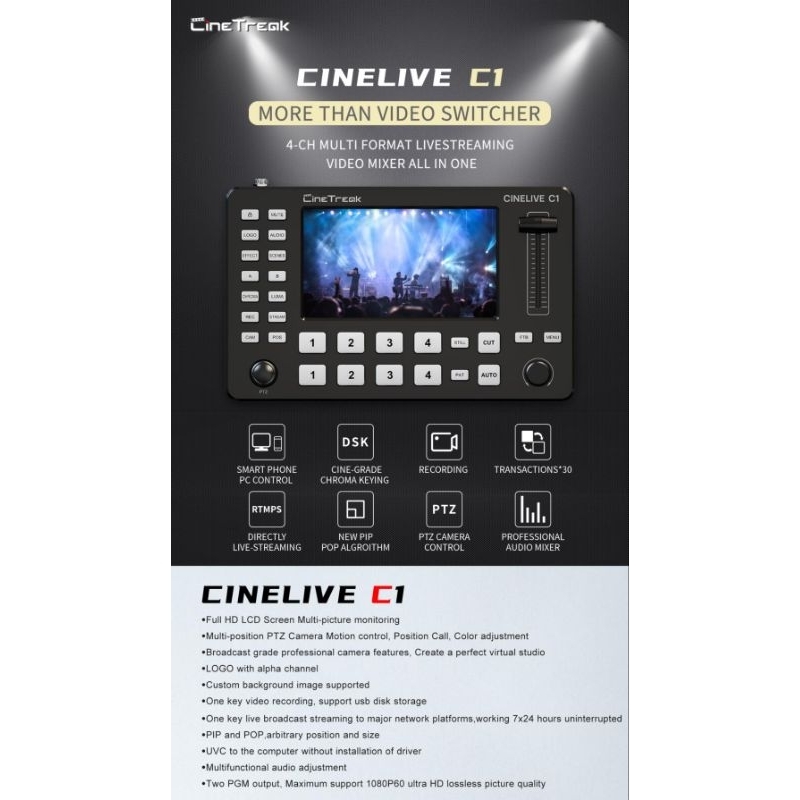 Video switcher cinelive c1